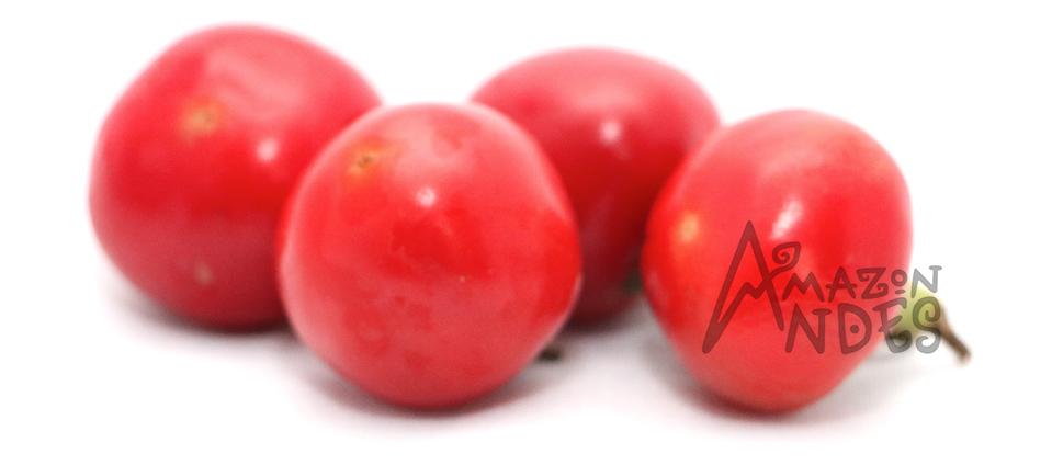 Ajíes cerezo redondos y rojos del norte del Perú